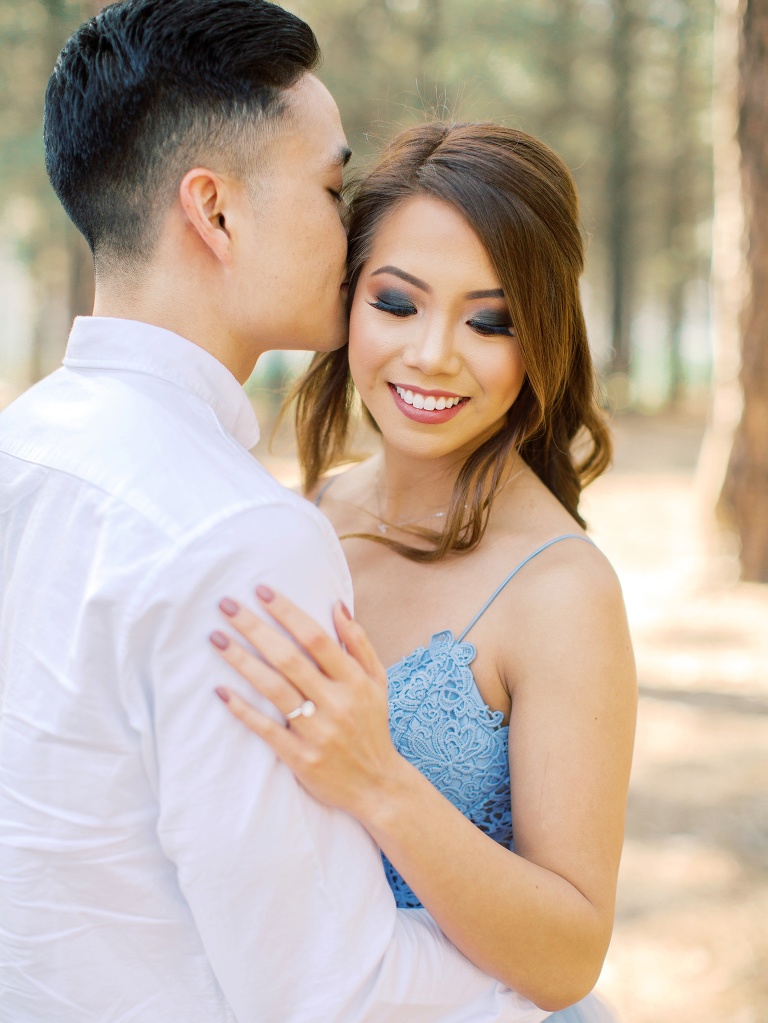 Angeles Crest Highway Los Angeles Mountain Engagement Photo