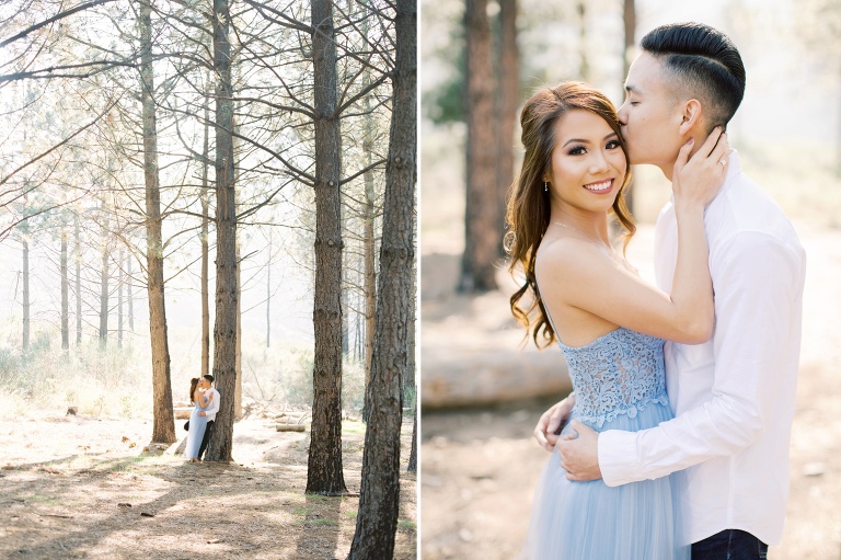 Angeles Crest Highway Los Angeles Mountain Engagement Photo