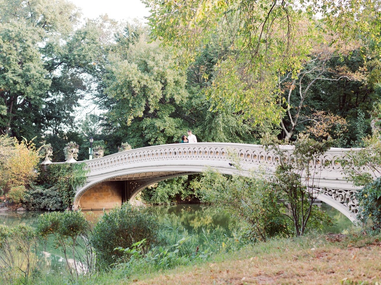 Bow Bridge Engagement Photo