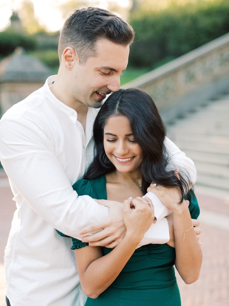 Central Park Engagement Photo