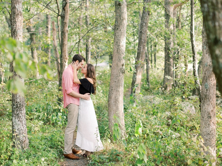 Skyline Drive Shenandoah National Park Virginia Engagement Photo