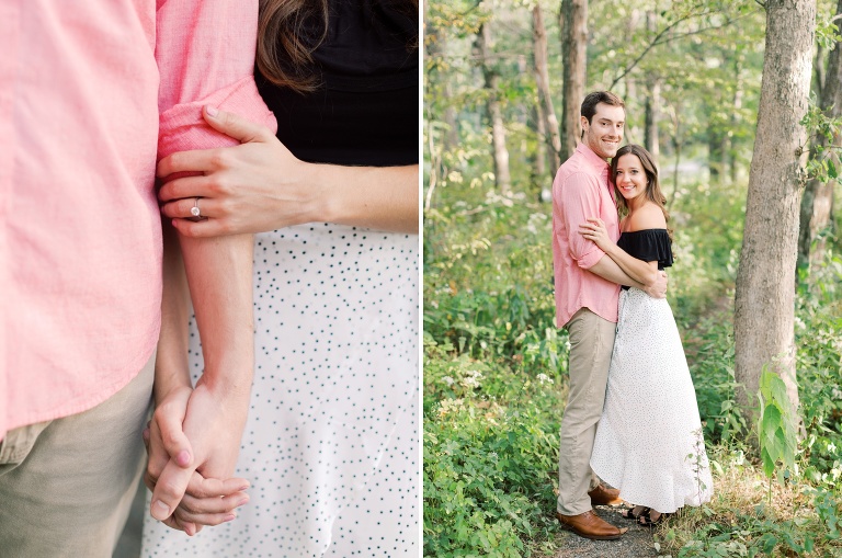 Skyline Drive Shenandoah National Park Virginia Engagement Photo