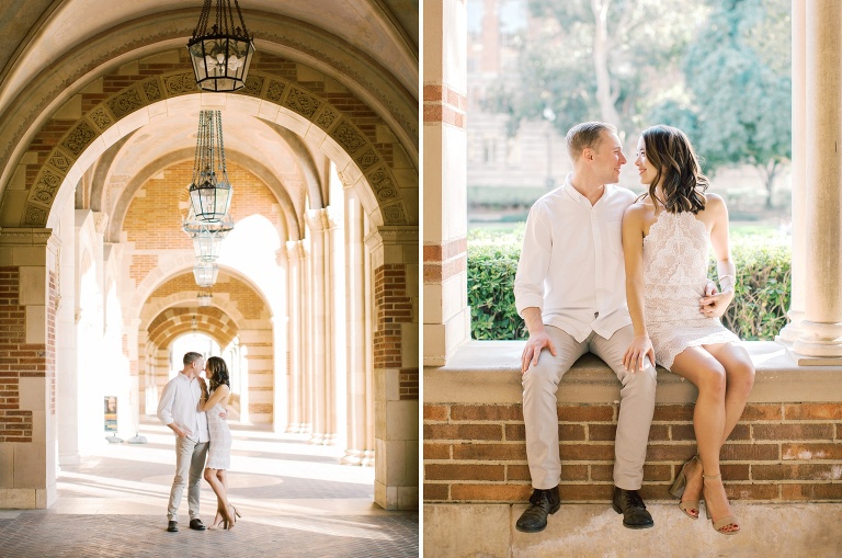 UCLA Royce Hall Engagement Photo