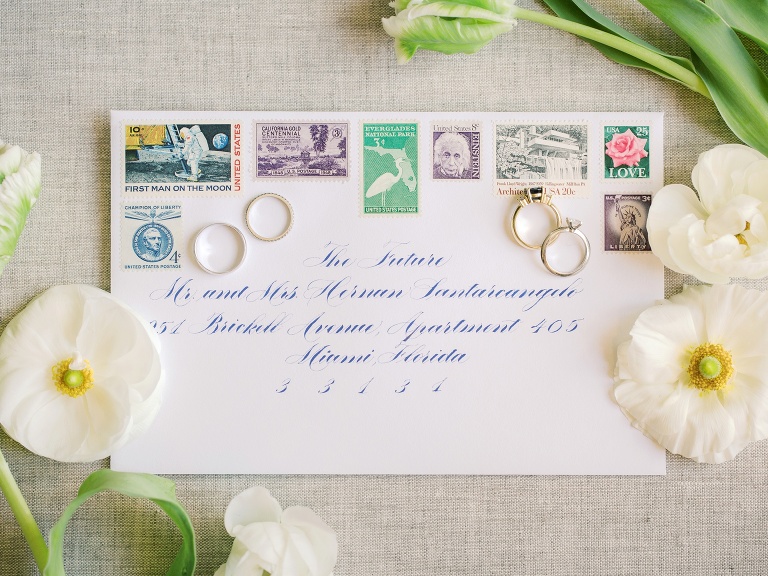 Caltech Athenaeum Pasadena Wedding Invitation