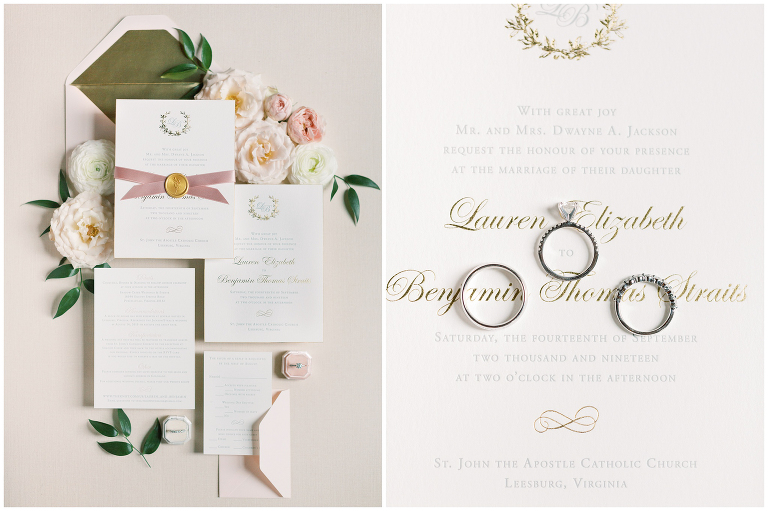 Wedding invitation suite