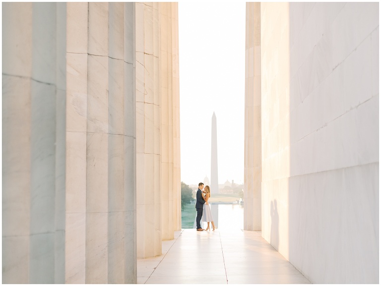Lincoln Memorial Washington DC Engagement