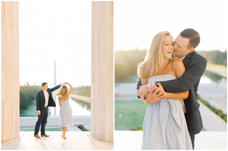 Lincoln Memorial Washington DC Engagement