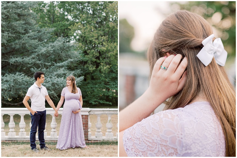 Oatlands Historic House & Gardens maternity photo