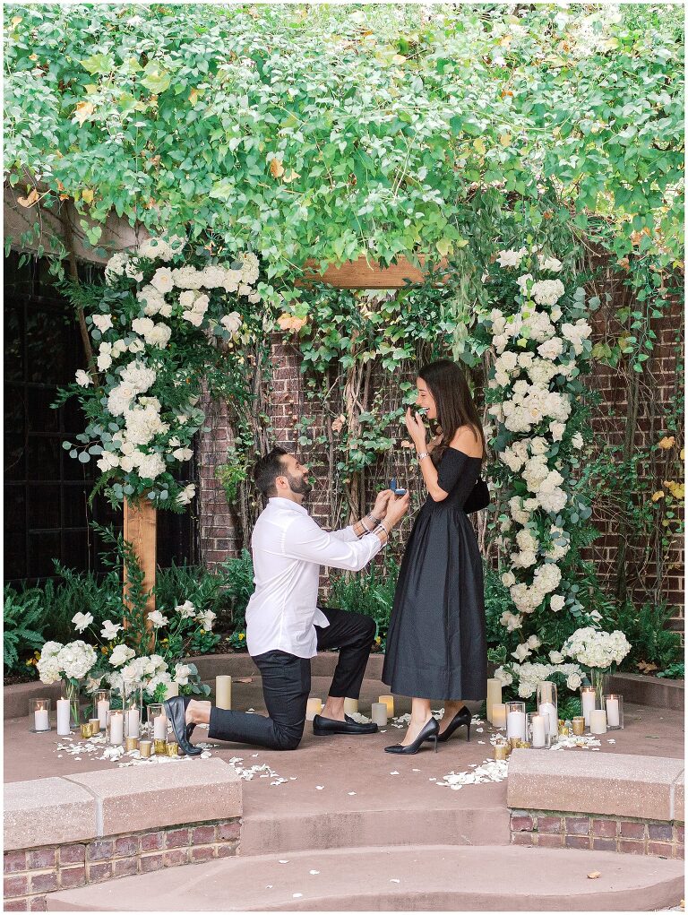 Epic Washington DC proposal at the Four Seasons Hotel