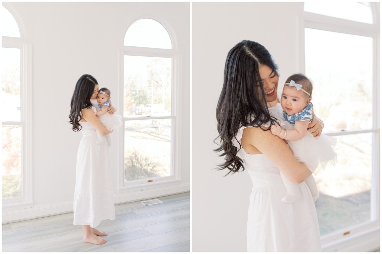 Washington DC indoor studio family photography session